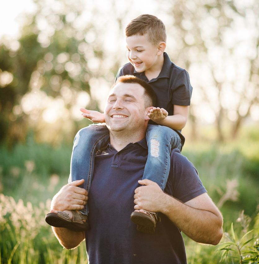 father, son, coverage, insurance, peace of mind, shaffer 